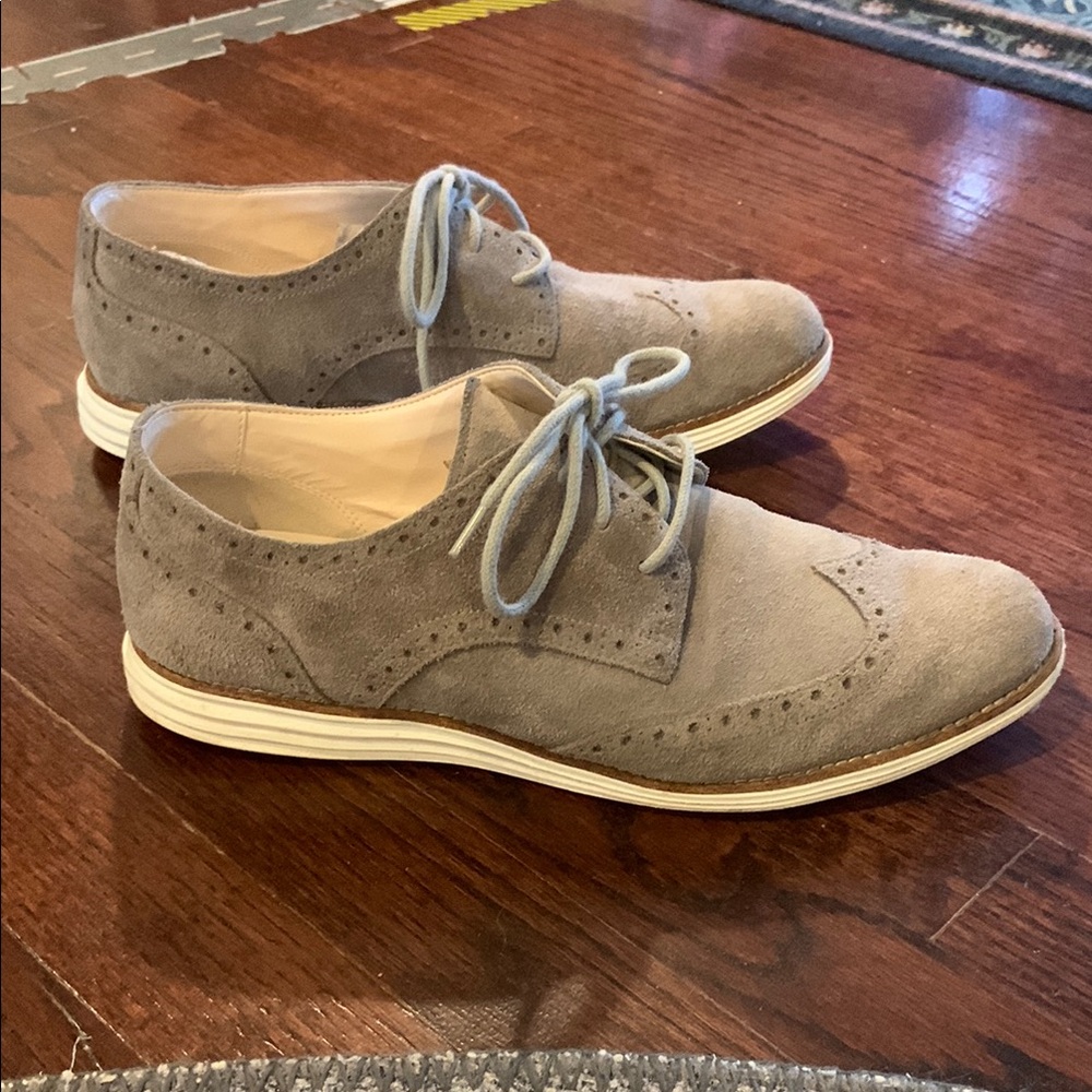 Women’s Cole Haan Lunar Grand Waterproof Suede Oxford Sneaker Shoes